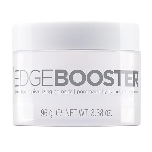 Style Factor EDGE BOOSTER Strong Hold Moisturizing Pomade - Keratin Argan & Chia Seed Oil Formulated Styling Gel for Hydration, High Shine, Edge
