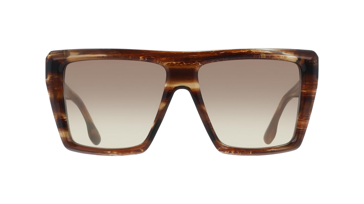 Victoria Beckham VB686S 228 Light Brown Horn 56/15/145 Women's Sunglasses