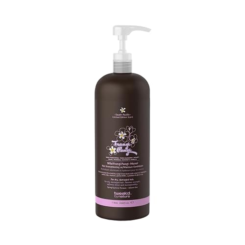 Tweak’d by Nature - Restore Frangi Pangi-Monoi Hair Strengthening Conditioner, Sulfate Free Deep Conditioner for Dry, Damaged Hair, with Coconut