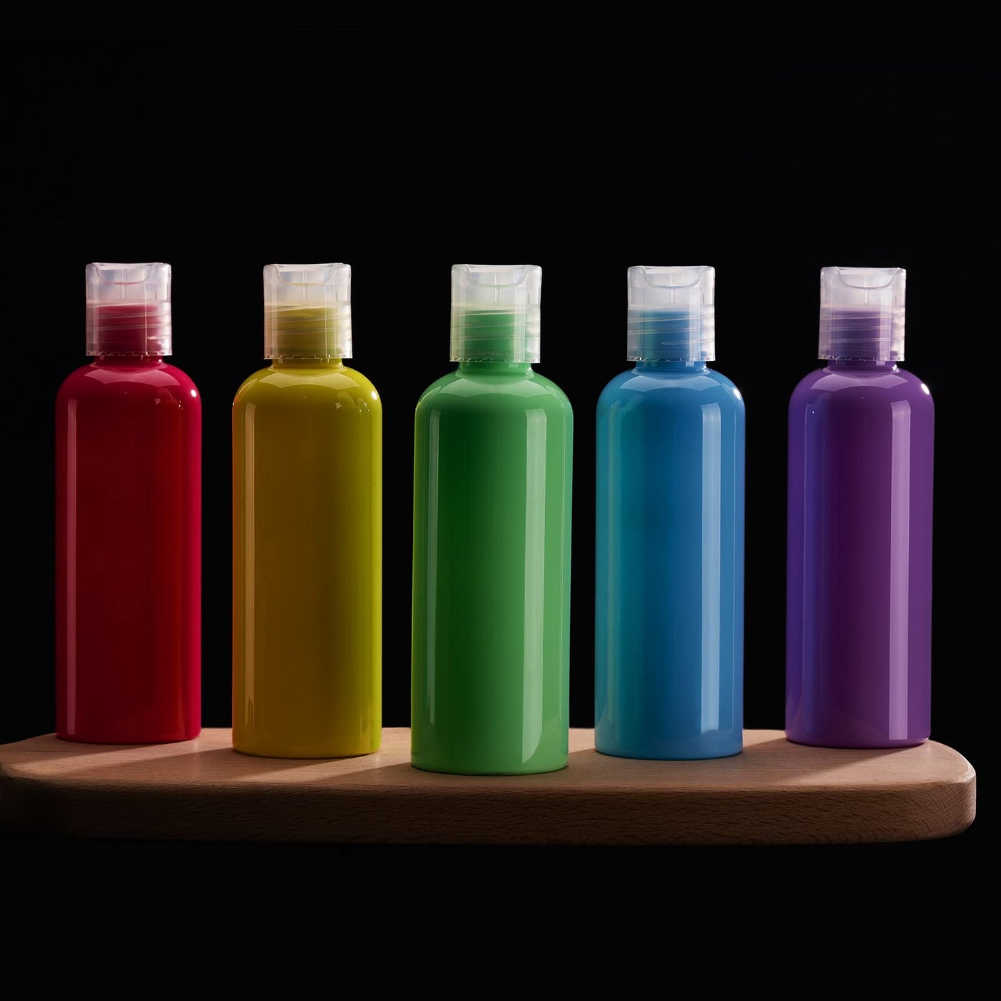 Travel Bottles for Toiletries 3.4 oz - Travel Size Containers for Shampoo Plastic - Small Empty Lotion Squeeze Bottle for Liquid TSA Approved - Leak