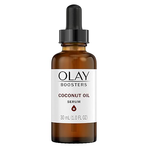 Olay Coconut Oil Serum, Nourishing Antioxidant Booster, Fragrance-Free, 1.0 Oz
