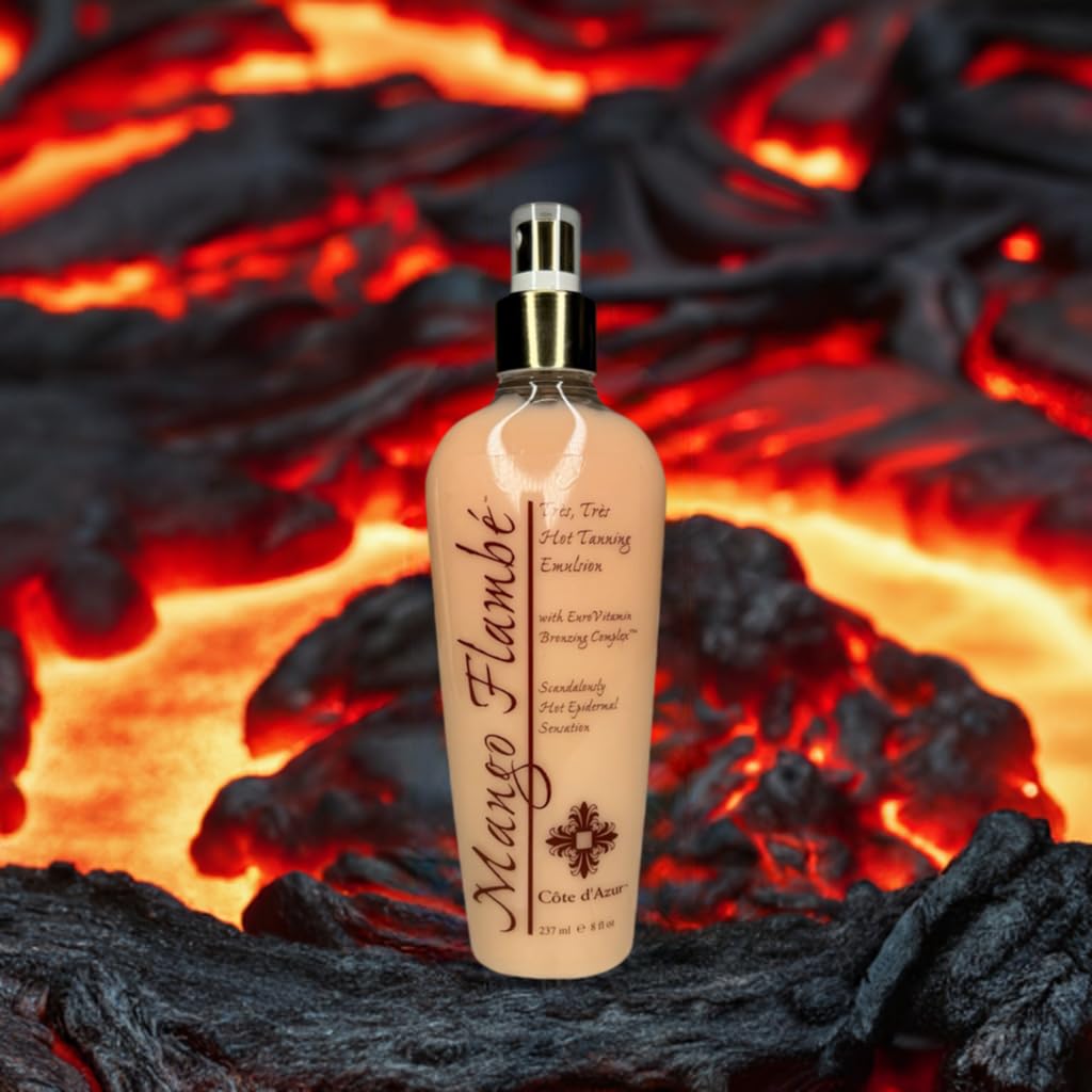 John Abate Mango Flambe Tres Tres Hot Tanning Accelerator 8 Oz.