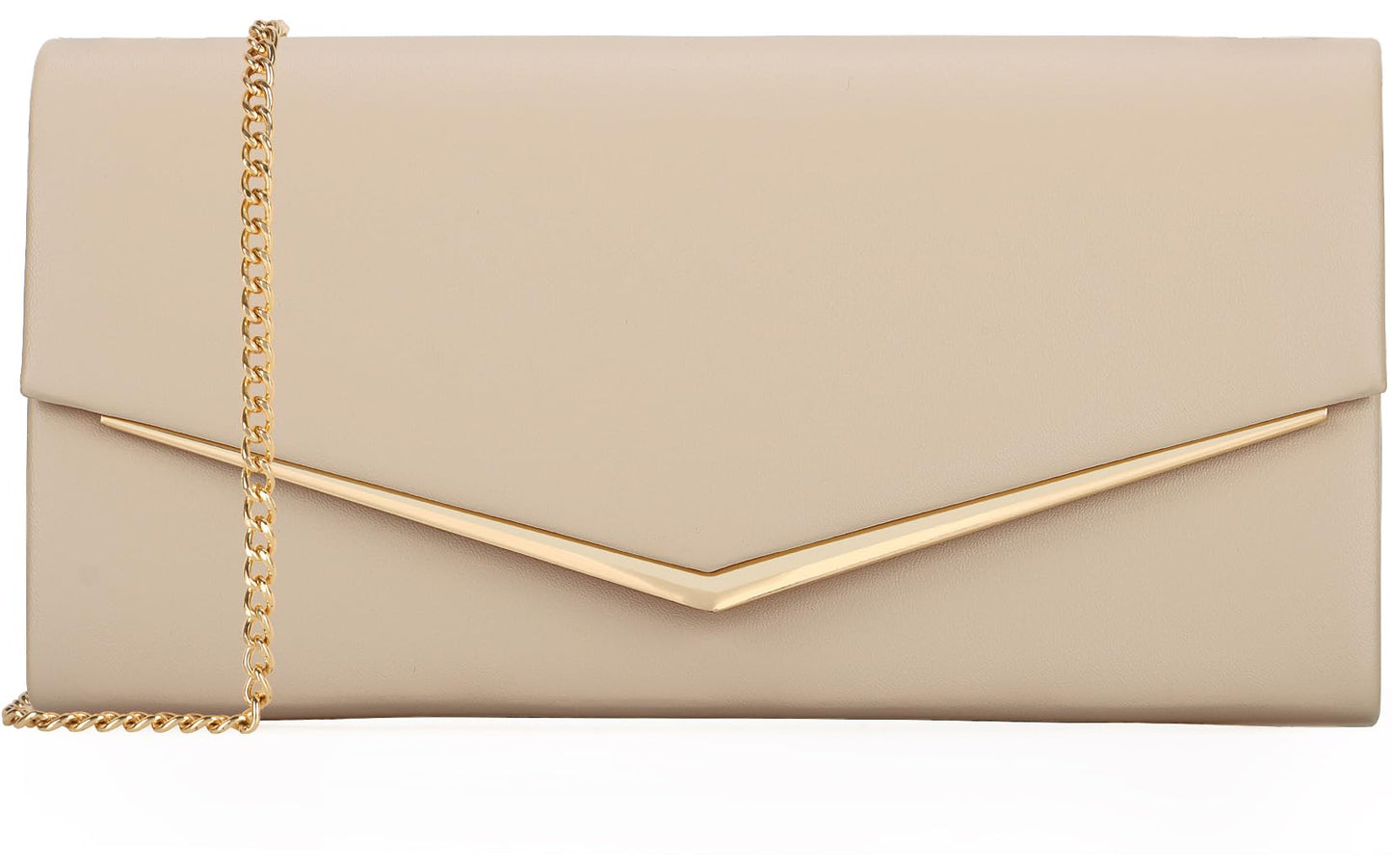Women’s Evening Handbag Vegan Leather Ladies Envelope Clutch Classic Elegant Purse Bags