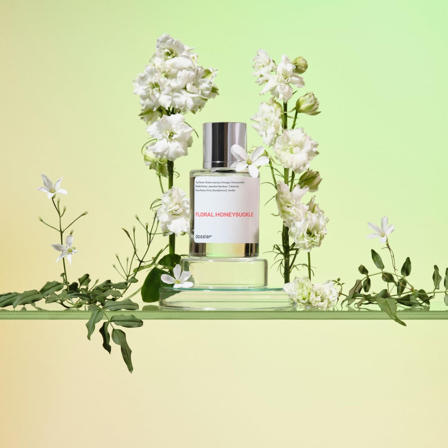 Dossier - Floral Honeysuckle - Eau de Parfum - Inspired by G.Bloom - Perfume Luxury - Pure Infused - Paraben-Free - Vegan - For Women - Fragrance 1.7