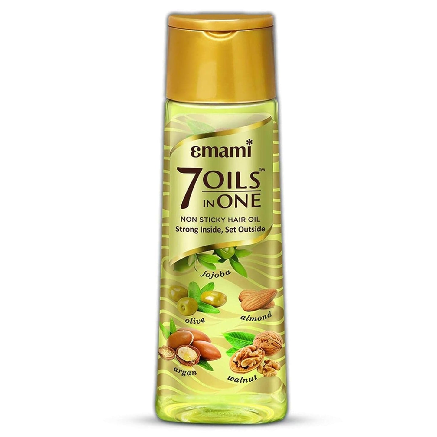 Emami 7-in-1 Hair Oil | with Natural Ayurvedic Herbs | Repairs Hair Damage | Nourishes Scalp | Fights Dandruff | Provides Strong & Healthy Hairs