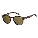 Polaroid Sunglasses unisex adult Pld6042/S Sunglasses, Brown, 49mm US