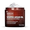 Majestic Pure Whipped Argan Oil Moisturizer Face Cream for Women & Men - With Vitamin E A, Collagen & Ceramides - Hydrates Dry Skin, Oily Skin