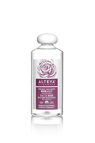 Alteya Organics Rose Water Toner 17 Fl Oz/500mL | USDA Certified Organic Bulgarian Rosa Damascena Hydrosol | Natural Hydrating Facial Toner for All