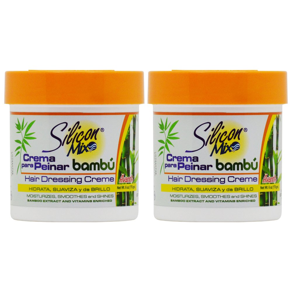 Silicon Mix Bambu Hair Dressing Cream 6oz Pack of 2