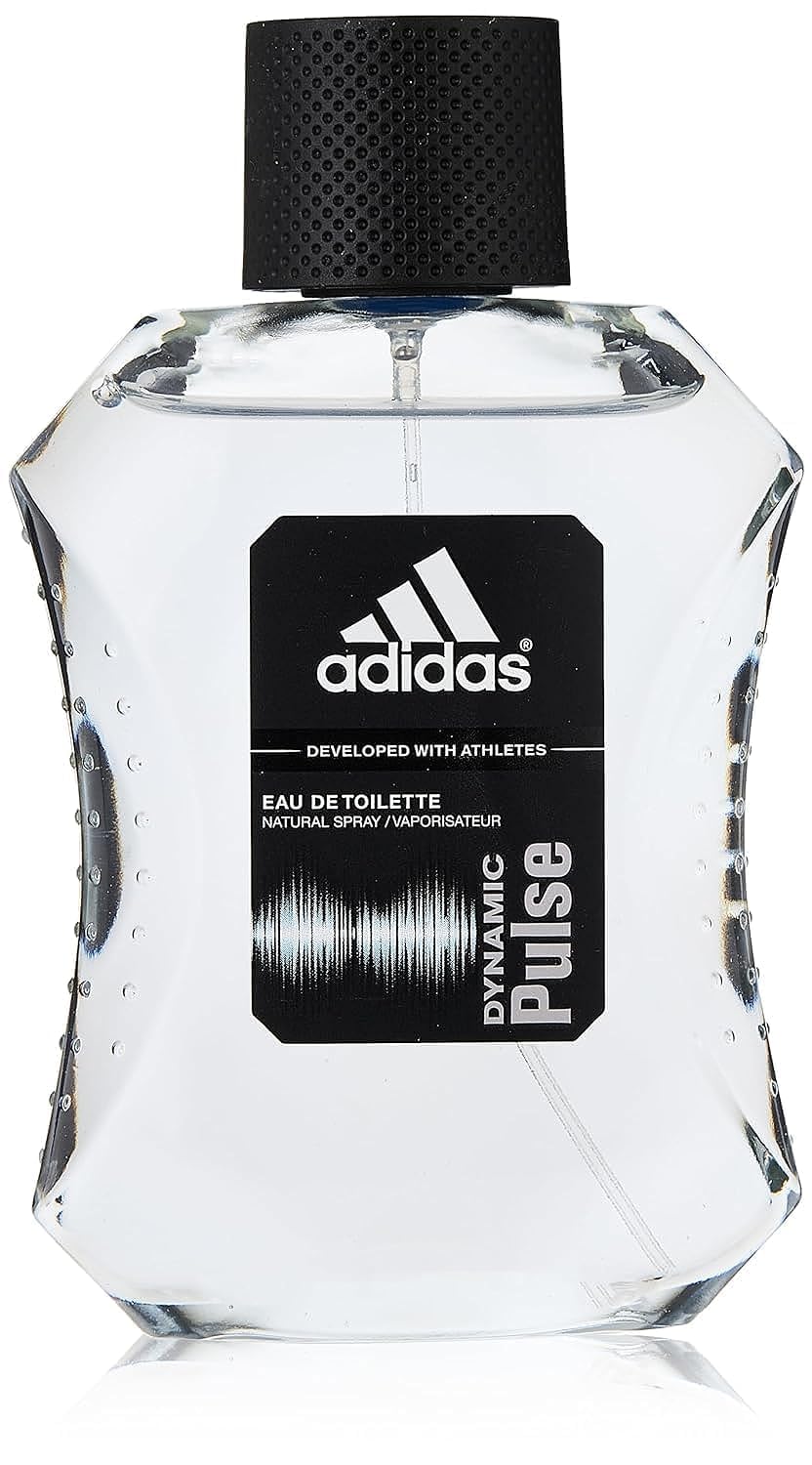 Dynamic Pulse Eau De Toilette Spray by Adidas, Developed with Athletes for Men, 3.4 Ounce