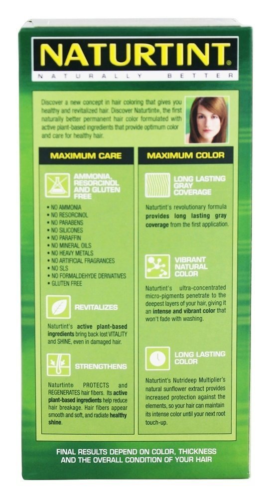 Naturtint, Permanent Hair Color, 6GDark Golden Blonde, 5.28 Florida Ounces. Pack of 1 Box.