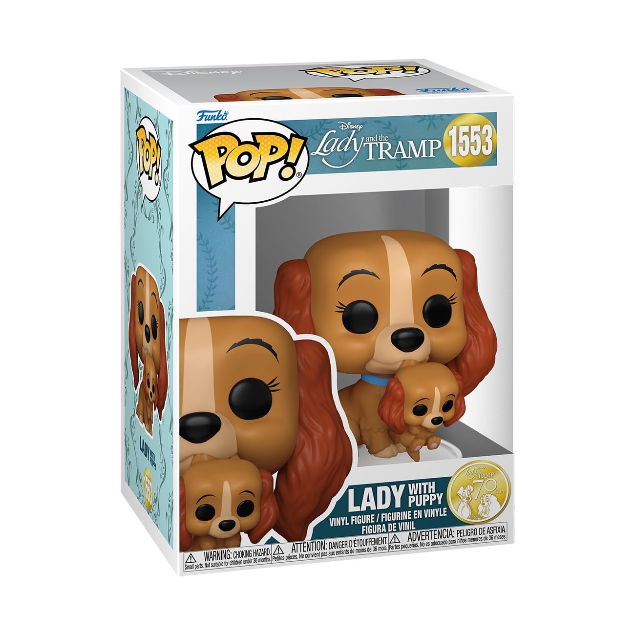 Funko Pop! Disney: Lady and The Tramp - Lady with Puppy