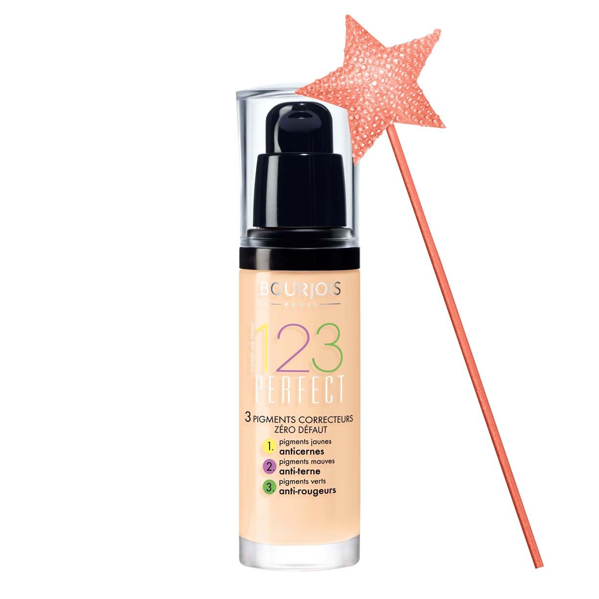 Bourjois Fond de Teint 123 Perfect Foundation for Women, # 51 Vanille Clair, 1 Ounce