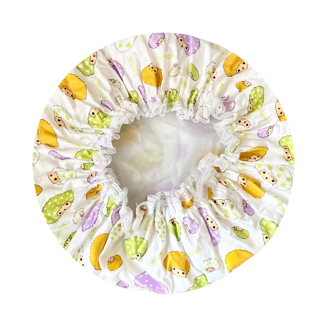 RUCCI Boufant Stylish & Reusable Shower Cap (Pack of 2)