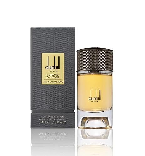 Dunhill Signature Collection Indian Sandalwood Eau de Parfum Cologne Spray For Men, 3.4 Fl. Oz