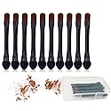 Vôsaidi Eyeshadow Brushes Makeup Brushes 10pcs Eyeshadow Sponge Dual Sides Eyeshadow Applicator Travel Eyeshadow Brush Concealer Brush