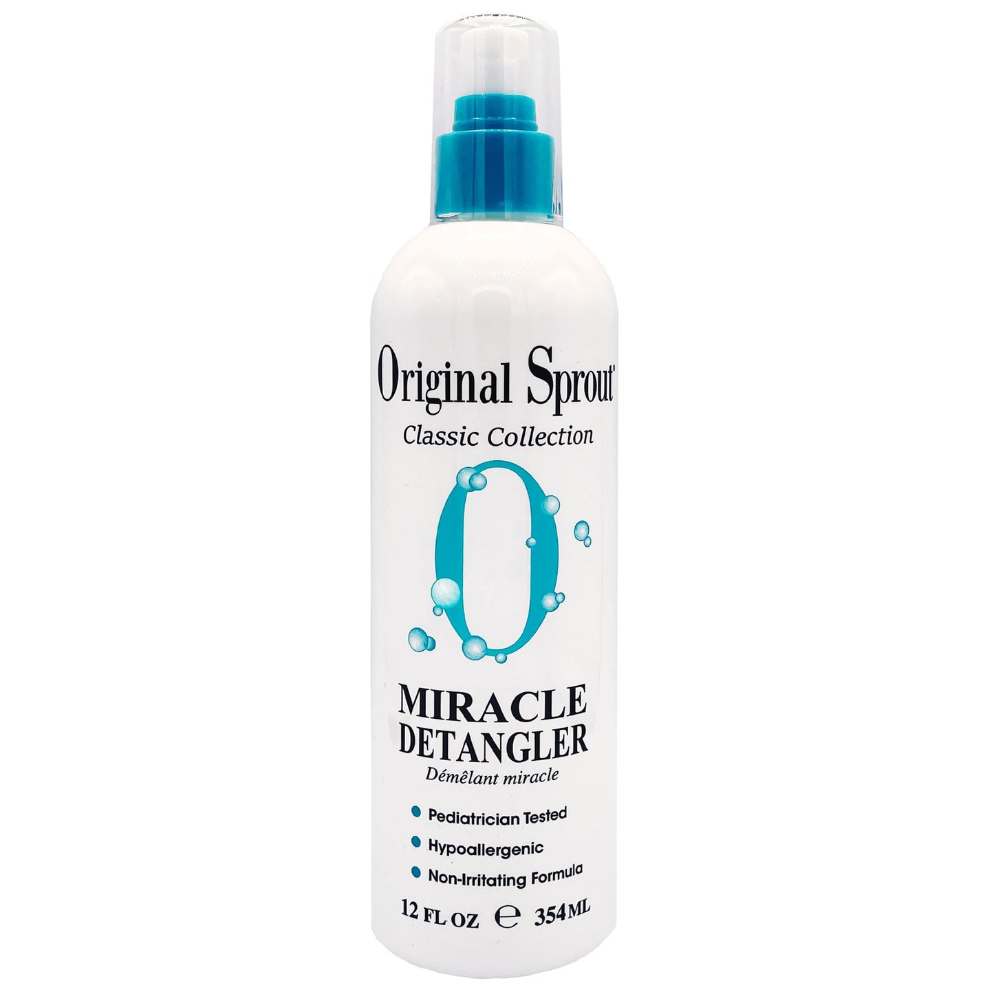 Original Sprout Miracle Detangler Spray, Lightweight Non-Greasy Leave-In Conditioner Spray for All Hair Types, Smooths, Softens & Detangles, Vegan