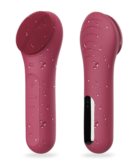 Face Scrubber, NågraCoola CLIE Facial Cleansing Brush, Waterproof and Rechargeable Face Scrub Brush for Men & Women, Cleansing