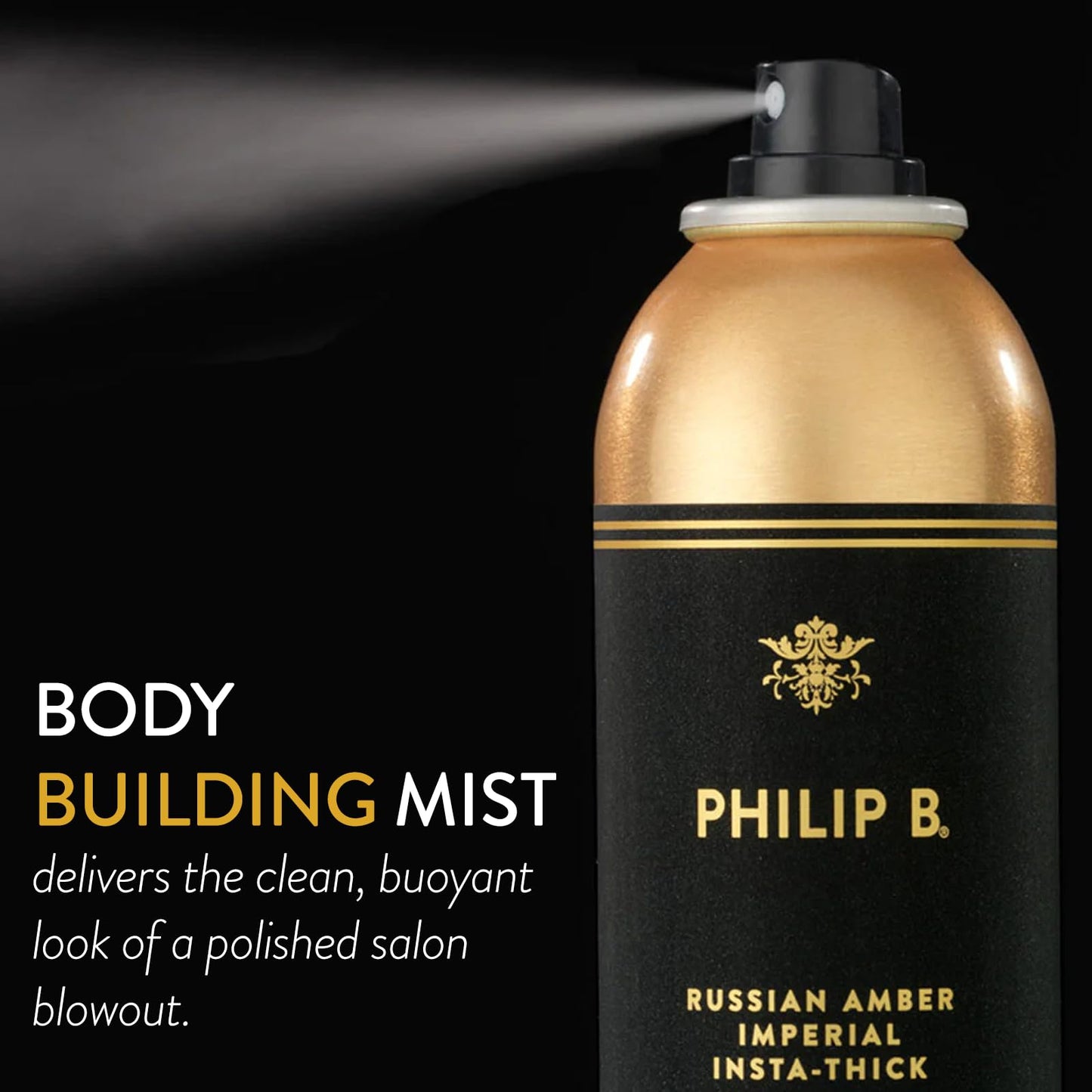 PHILIP B Russian Amber Imperial Insta-Thick Spray 8.8 oz. (260 ml) | Instantly Refreshes and Volumizes Hair