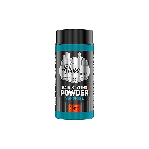 the shave factory Sapphire Hair Styling Powder (20g) - Powder Wax, Volumizing Powder for Hair with Matt Effect for Women & Men