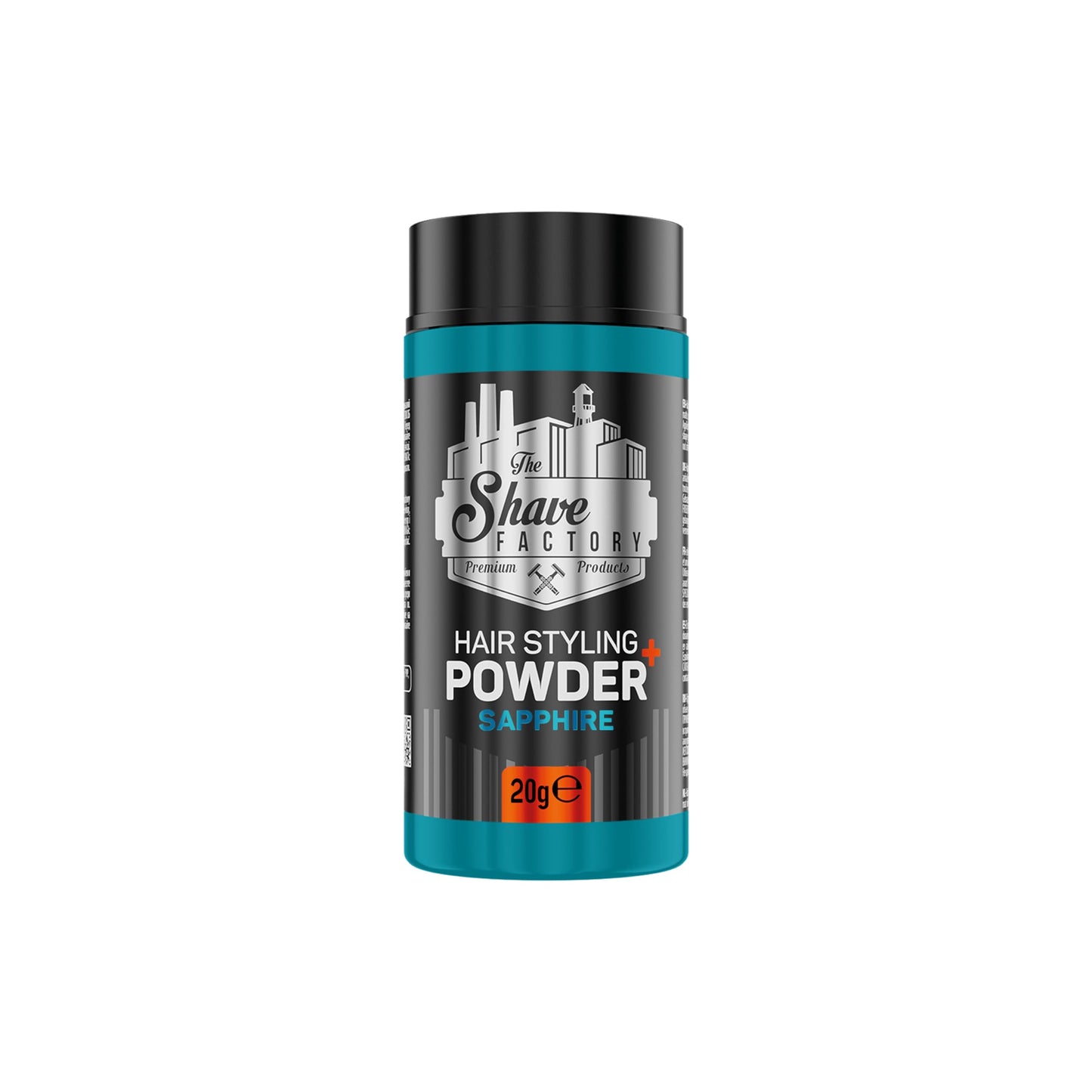 the shave factory Sapphire Hair Styling Powder (20g) - Powder Wax, Volumizing Powder for Hair with Matt Effect for Women & Men