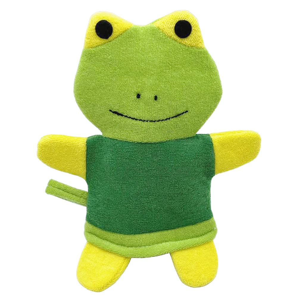 HSENCHO Bath Sponge Cute Animal Shower Bathing Mitt Loofah Soft Wash Sponge Body Scrub (3PCS)
