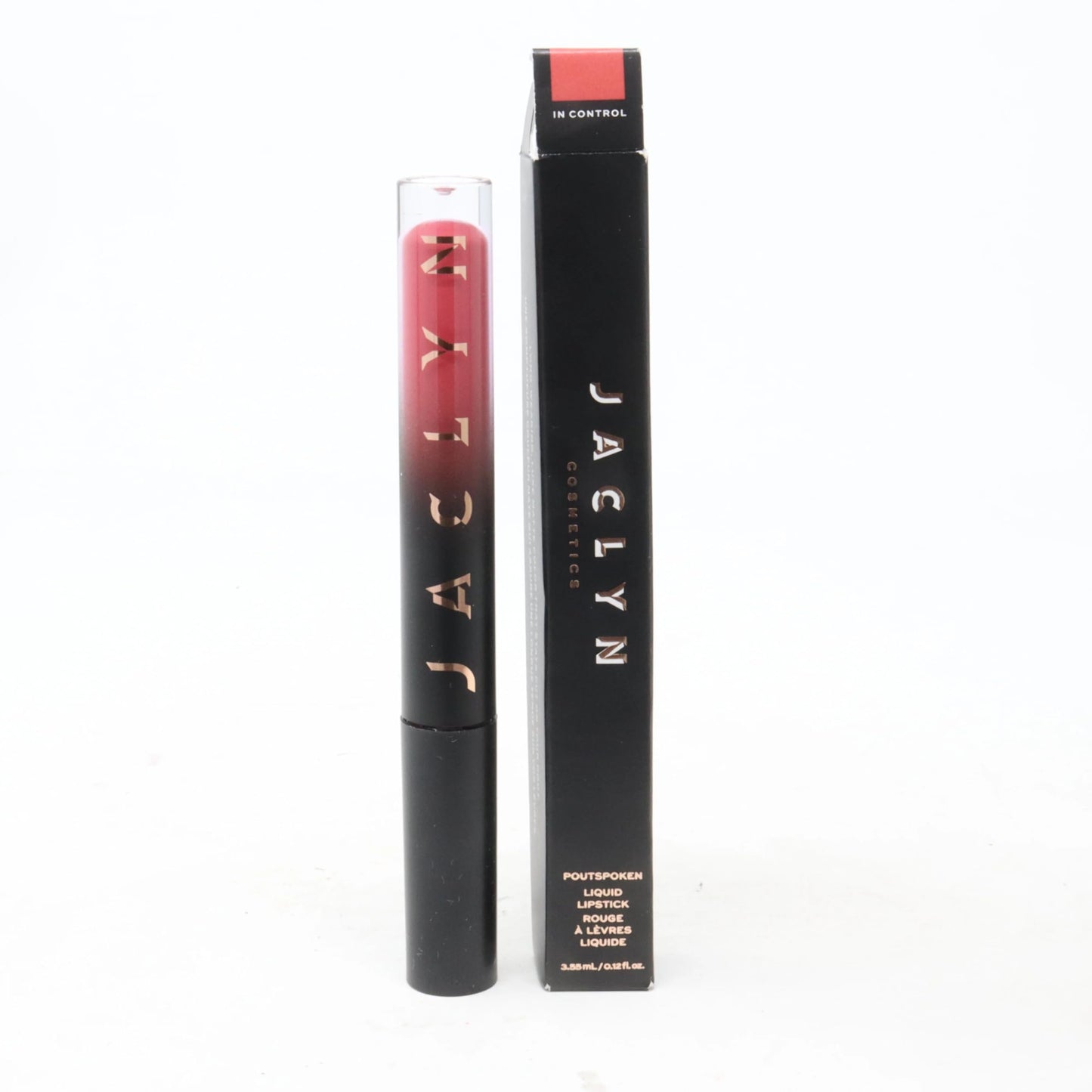 Jaclyn Cosmetics Poutspoken Liquid Lipstick In Control, 0.12 Fl Oz (Pack of 1), Pink