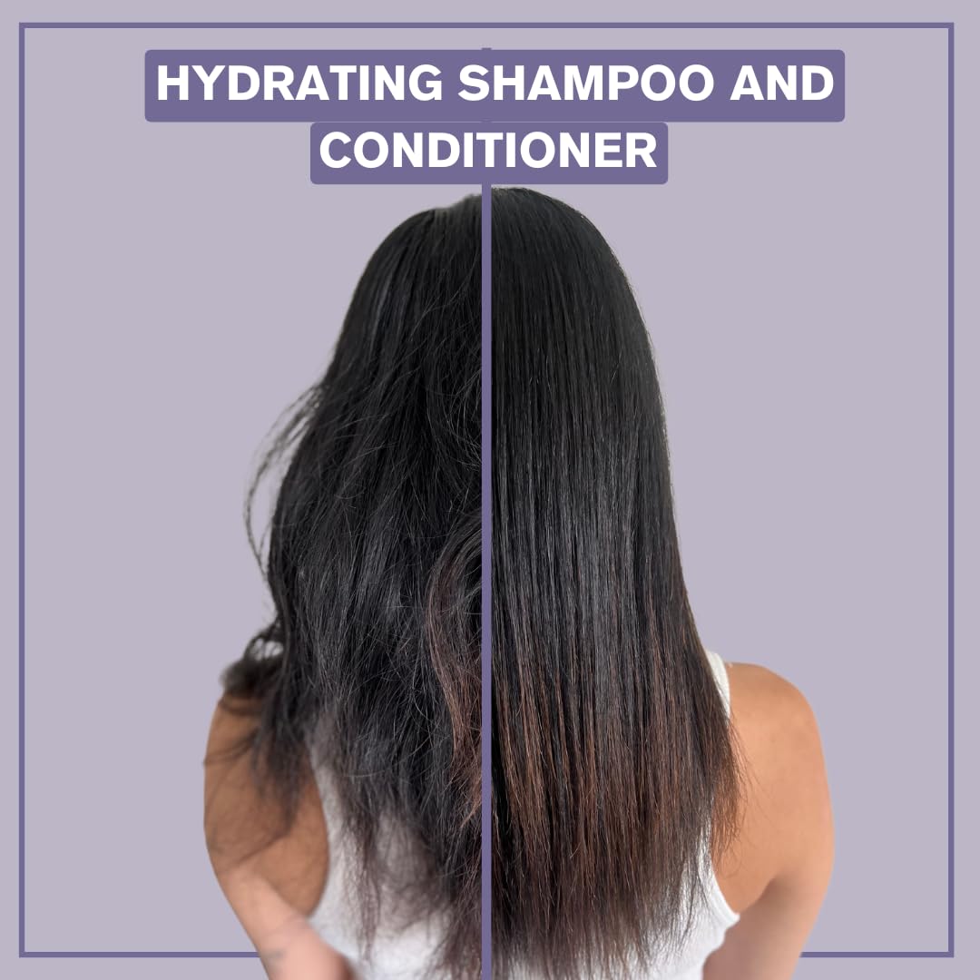 Alcôve - Hydrating Shampoo & Conditioner Duo - All Hair Types - Sulfate-Free - Moisturizing & Nourishing - With Evening Primrose Oil - Mango Extract