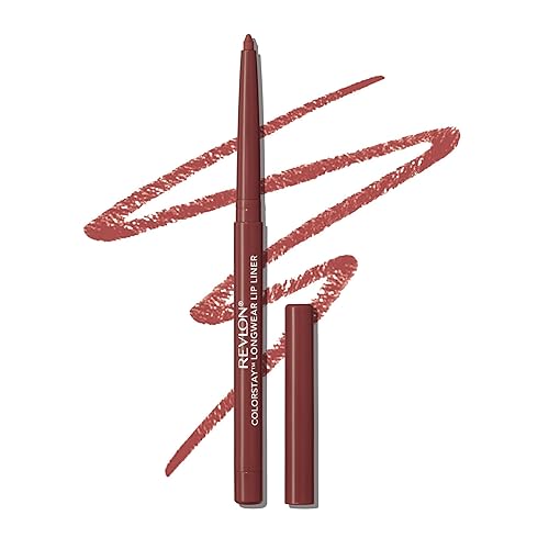 Revlon Colorstay Lip Liner Makeup with Built-in-Sharpener, Longwear Rich Colors, Stocking Stuffer for Women, 660 Mauve, 0.01 oz