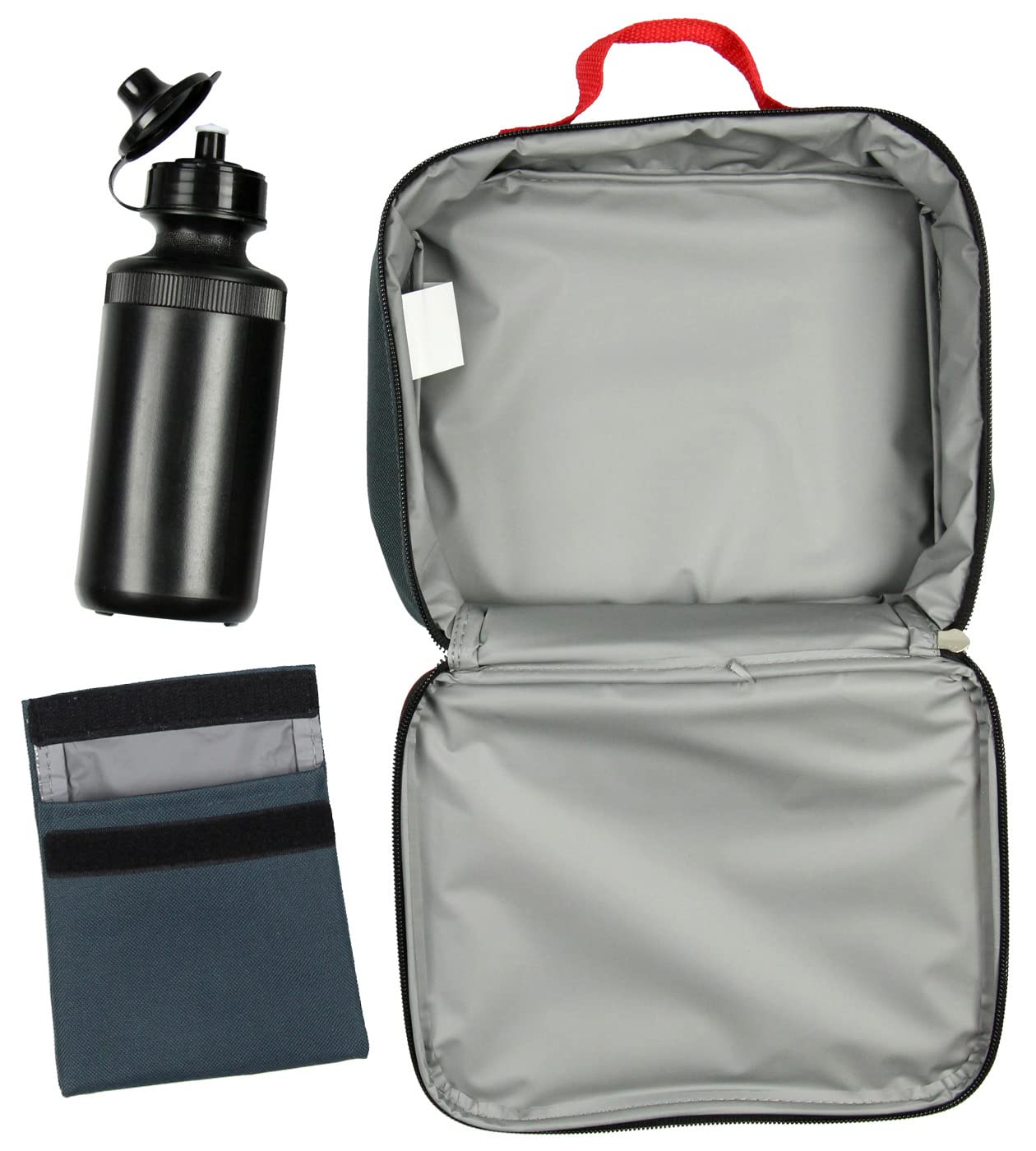 Bioworld Nintendo Backpack Super Mario 5 PC Shimmer Character 16" Lunch Box Combo Set