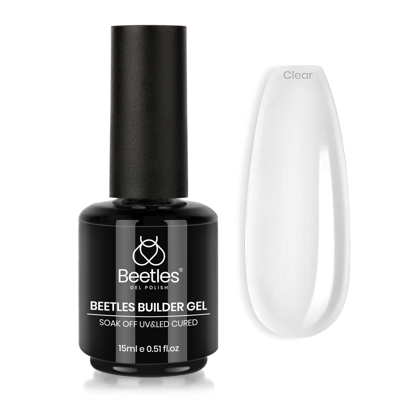 Beetles Builder Gel for Nails-Mermaid Shell 7 in 1 Pearl White Nail Thickening Strengthening Building Apex for Beginner DIY Salon at Home,Pearlescent Beauty and Personal Care beetles Gel Polish Default Title