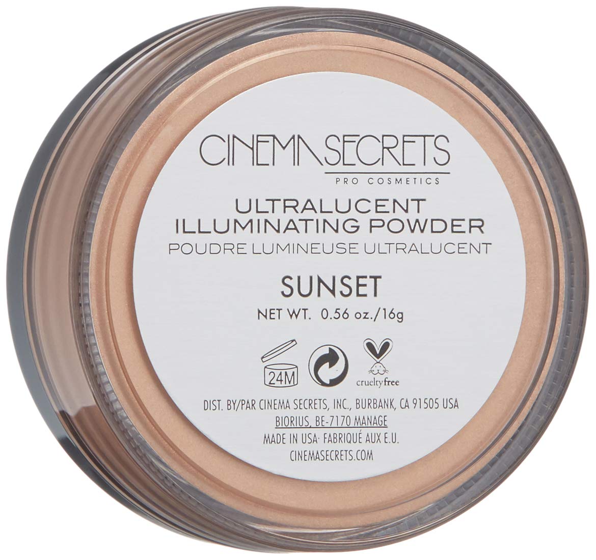 CINEMA SECRETS Ultralucent Illuminating Powder, Sunset
