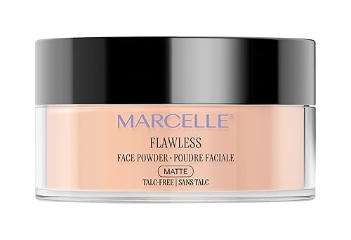 Marcelle Loose Setting Face Powder, Translucent, Talc-Free, Mattifying, Natural & Smooth Finish, Flawless Complexion, Long-Lasting, Hypoallergenic