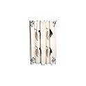 ICONIUM Shower Curtain, Boho, Muslin,Fabric 72-Inch Farmhouse Bathroom Decor with 12 Holes (Leopard)