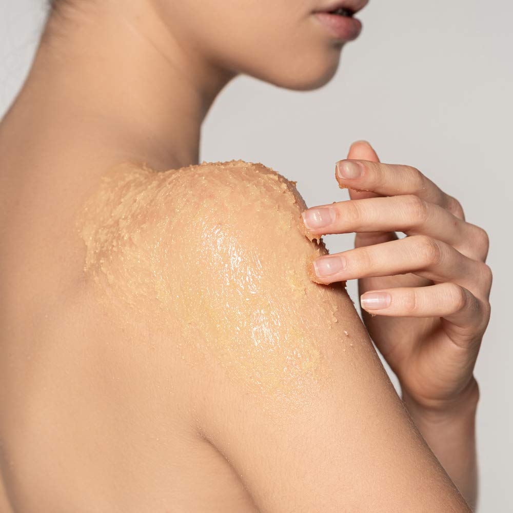 Ginger Lily Farms Botanicals Revitalizing Organic Sugar Scrub, All-Natural Skin Exfoliating Sugar Crystals, 100% Vegan & Cruelty-Free, Fragrance-Free Beauty & Personal Care Ginger Lily Farms