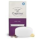 Caprina Fresh Goat’s Milk Bar Soap SHEA BUTTER (6-Pack) 3.2 oz (90g) each, Softening and Nourishing Cleanser, Moisturizing Goat Milk Soap
