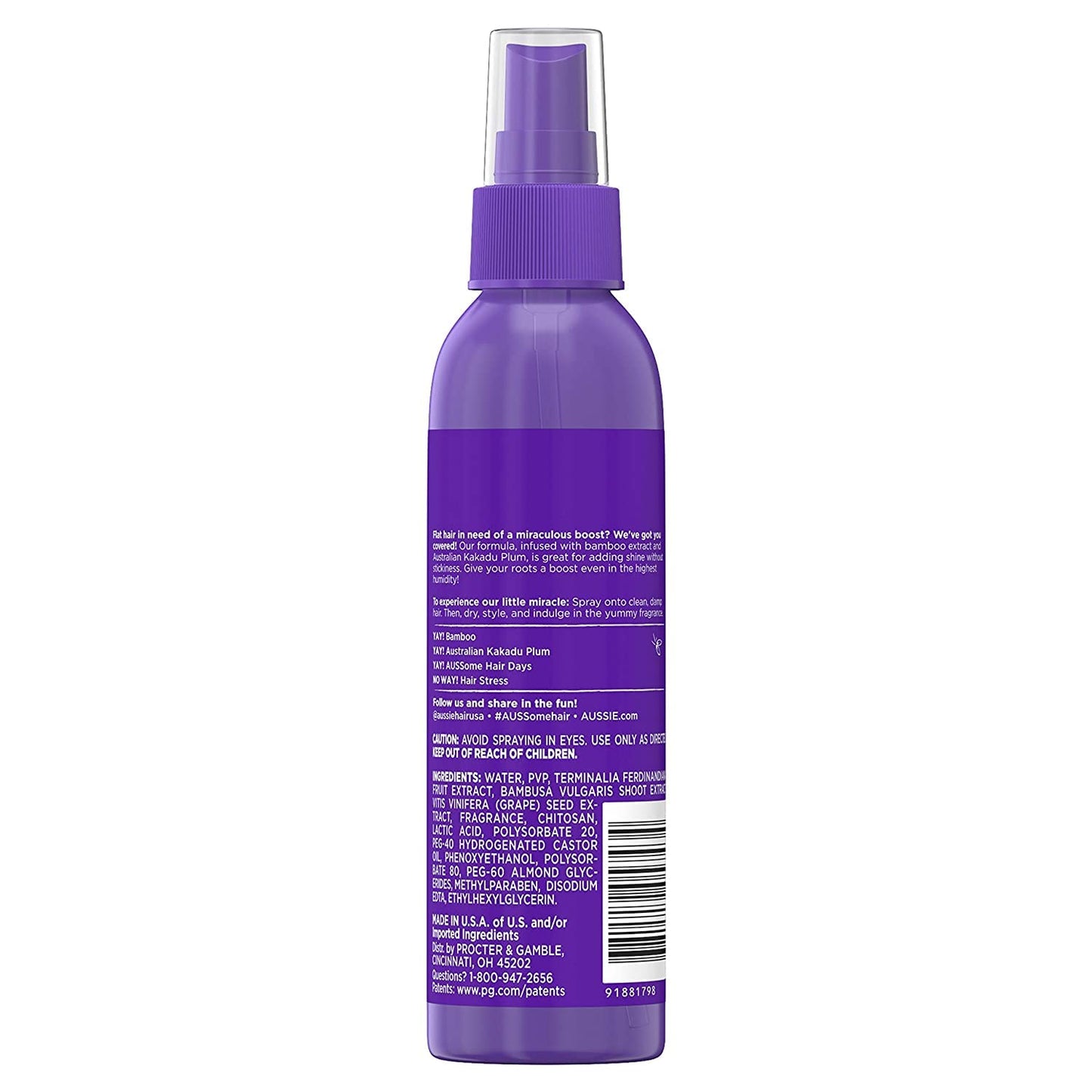 Aussie Headstrong Volume, Spray Gel 5.7 oz (Pack of 3)