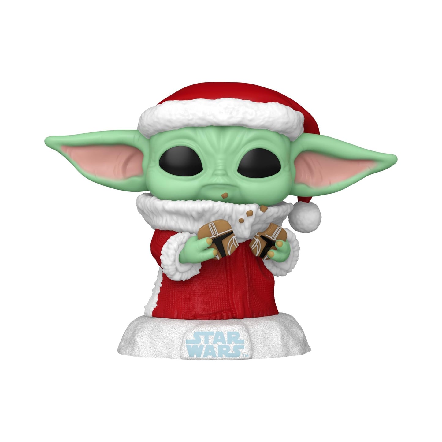 Funko POP! Star Wars: The Mandalorian Holiday - Grogu (Santa) - The Child - Baby Yoda - Collectable Vinyl Figure - Gift Idea - for Kids & Adults
