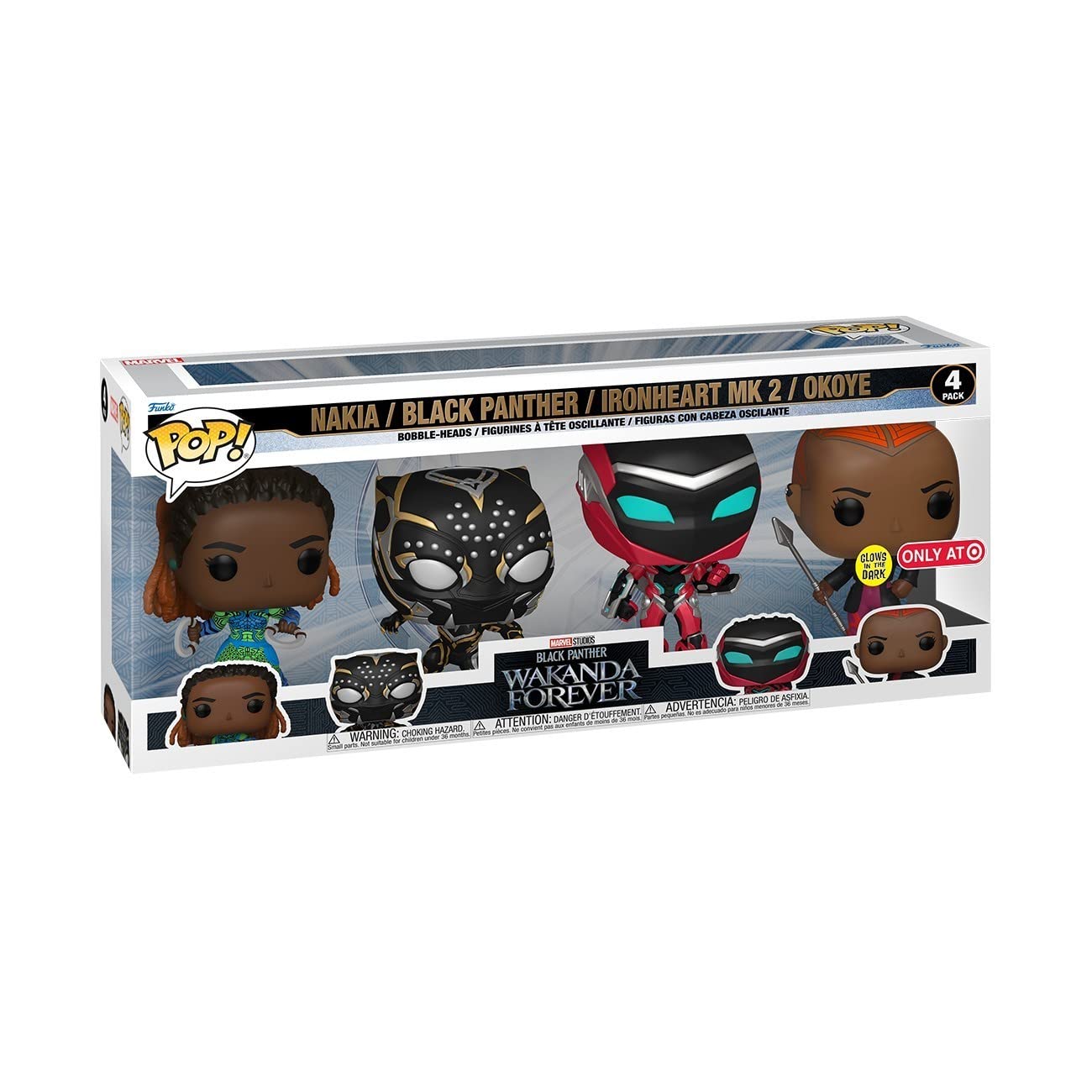 Funko POP! Marvel Black Panther: Wakanda Forever - 4 Pack