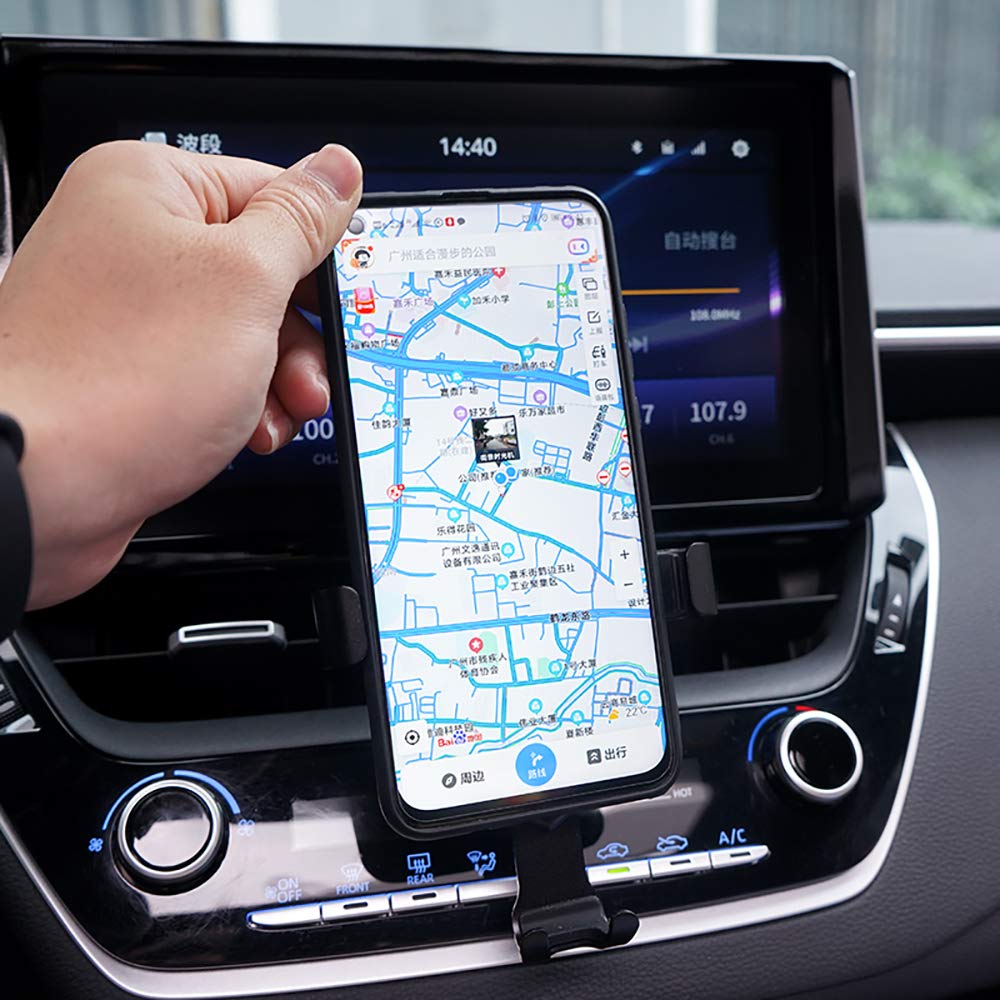 Beerte Car Phone Holder fit for Toyota Corolla 2020-2026,Corolla Cross 2022-2026,360 °Rotation Adjustable Car Air Vent,Auto Dashboard Cell Phone…