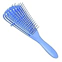 A.DASHER Detangling Brush for Afro America/African Hair Textured 3a to 4c, Knots Detangler Scalp Massage Comb for Women (Blue, 1 Count)