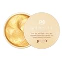 Petitfee Gold & Snail Hydrogel Eye Patch 60ea (30pairs) - 24k Gold Snail Eye Mask for Firming, Healthy Skin, Hydrating, Skin Elasticity, Snail