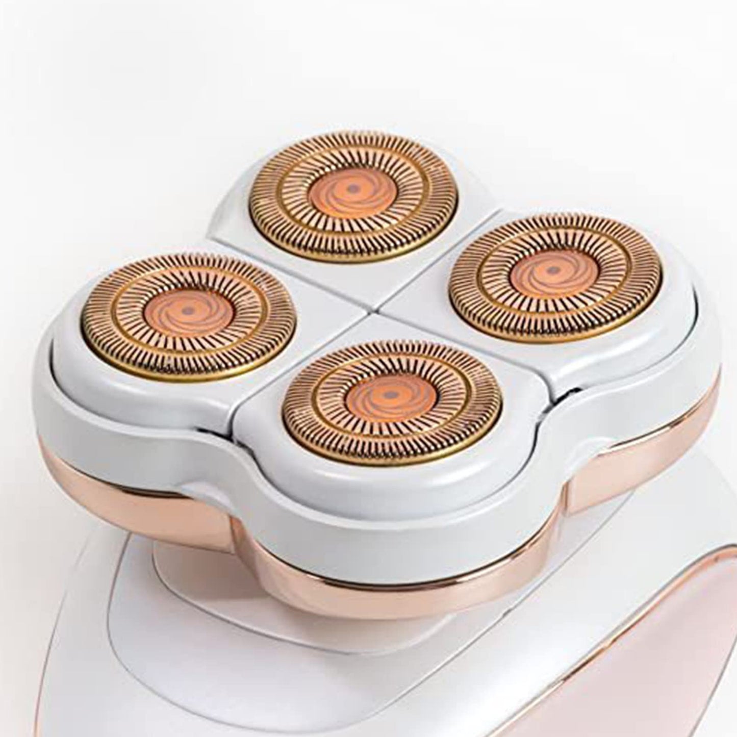 ANGGREK 4 Heads Hair,Electric Hair Trimmer, 4 Heads USB Rechargeable Hair Remover and Painless Leg Hair Removal for Whole Body US Plug 100240V Beauty and Personal Care ANGGREK