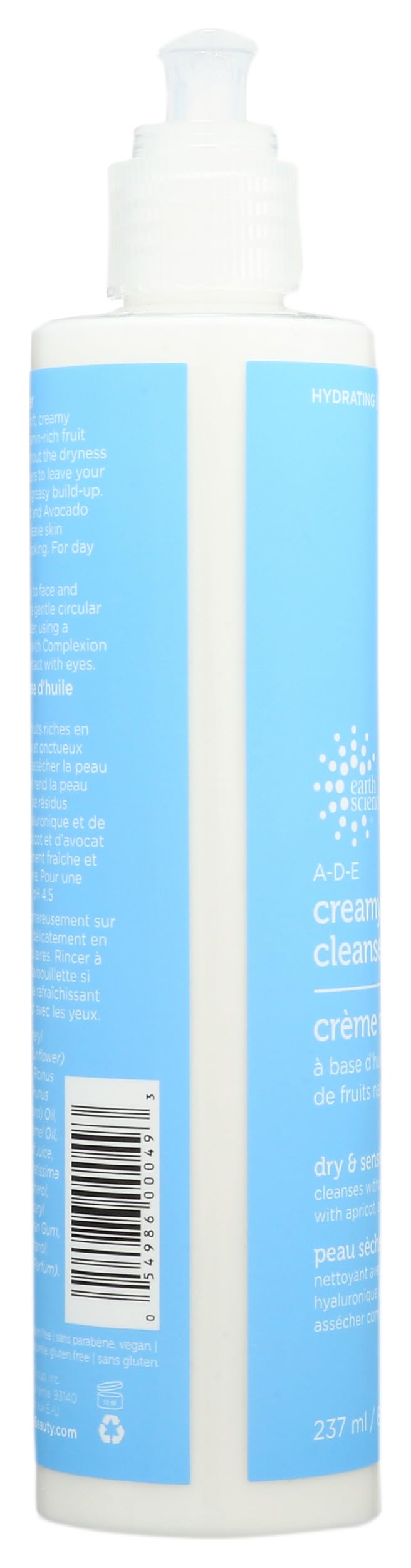 Earth Science A D E Creamy Facial Cleanser, 8 Ounce - 6 per case.6