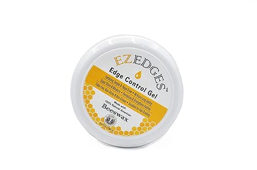Edge Control Gel ? Super Shine & Moisture ? Flake-Free, Non-Sticky & Non-Greasy ? Excellent for Hair Braiding