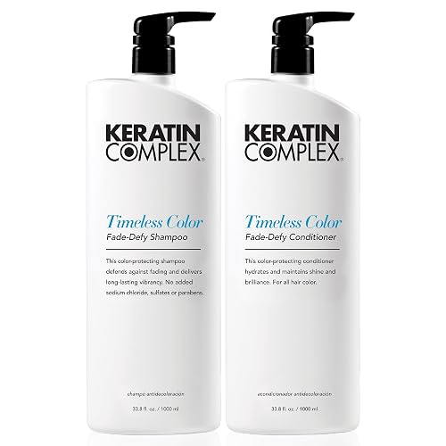 Keratin Complex - Timeless Color Fade Shampoo & Conditioner Duo - 33.8 fl oz Each