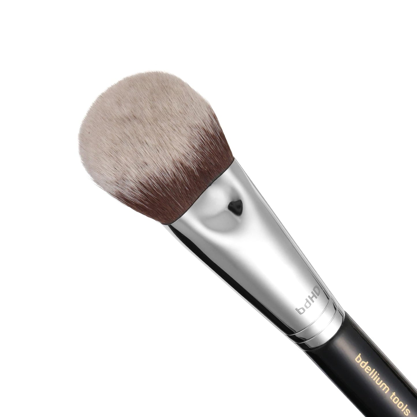 Bdellium Tools Professional Makeup Brush - Maestro Series 968 BDHD Phase II Small Foundation/Contour - With Soft Synthetic Fibers, For Versatile