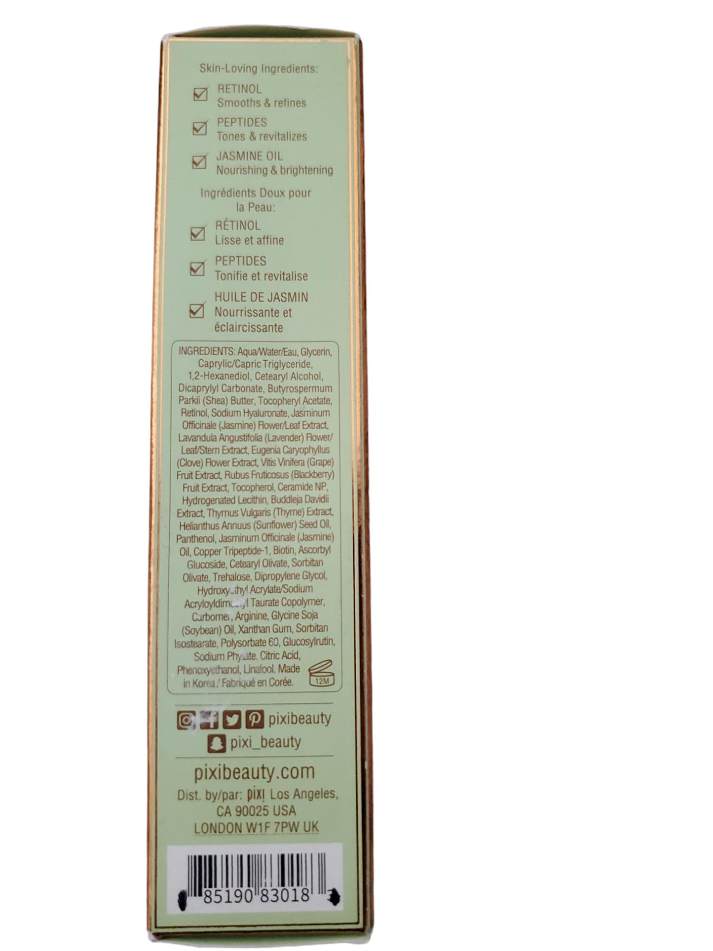 Pixi Skintreats Retinol Jasmine Lotion