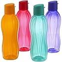 Tupperware Aquaslim Flip Top Water Bottle 750ml - 4pcs set (multicolor)