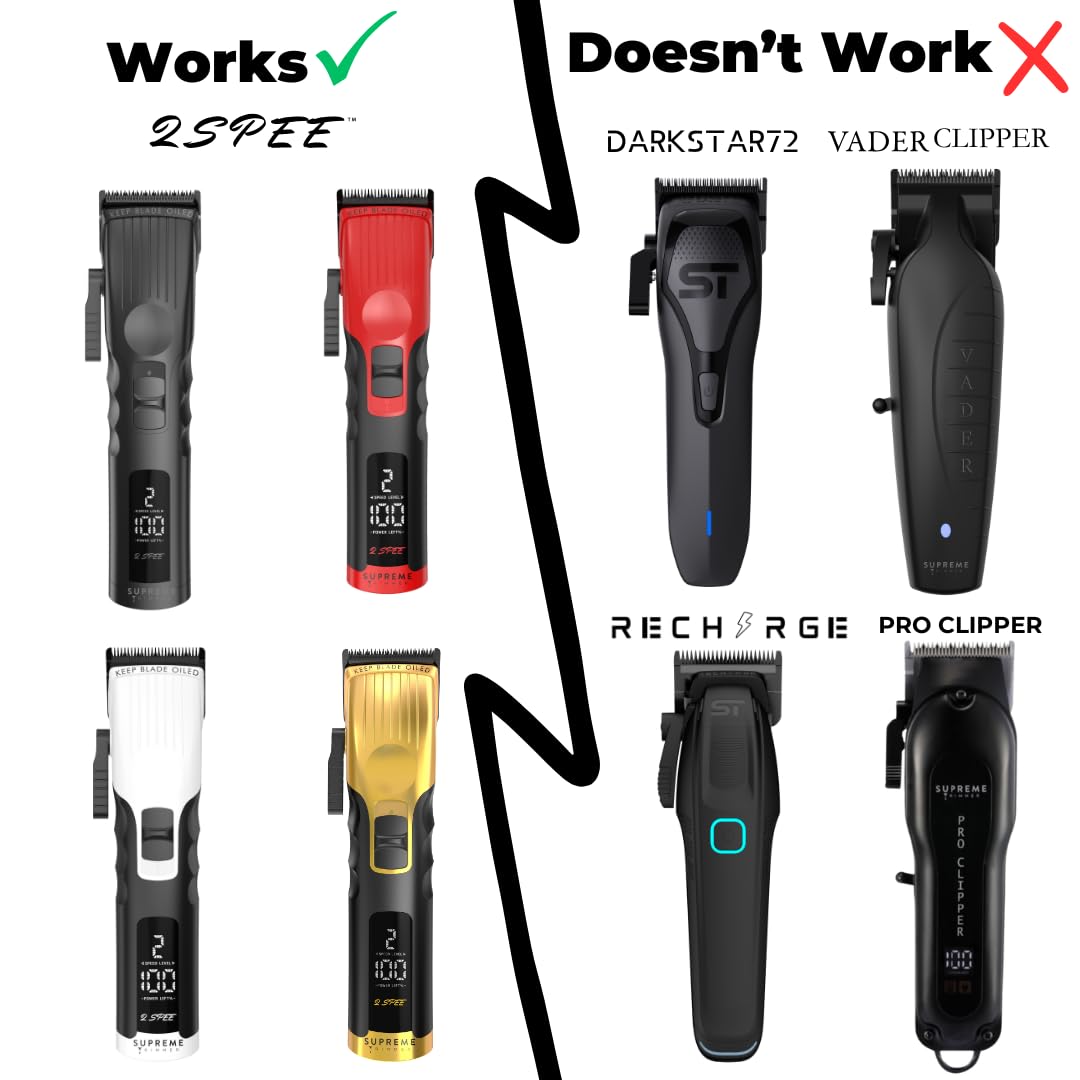 Supreme Trimmer Detachable Fade Blade for 2Spee Clipper - Removable Blade (Compatible with 2SPEE Clipper STC922) - CF88R Beauty and Personal Care Supreme Trimmer